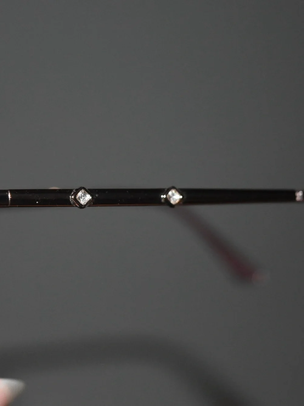 Pink Sunglasses with Decorative Stud Accent - Women's Accessories